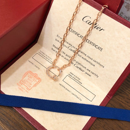 [Renovia Jewelry]JUSTE NECKLACE FULL DIAMONDS