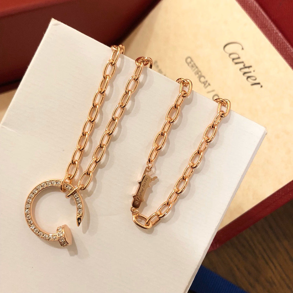 [Renovia Jewelry]JUSTE NECKLACE FULL DIAMONDS