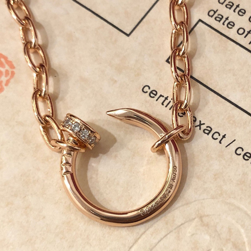 [Renovia Jewelry]JUSTE NECKLACE FULL DIAMONDS