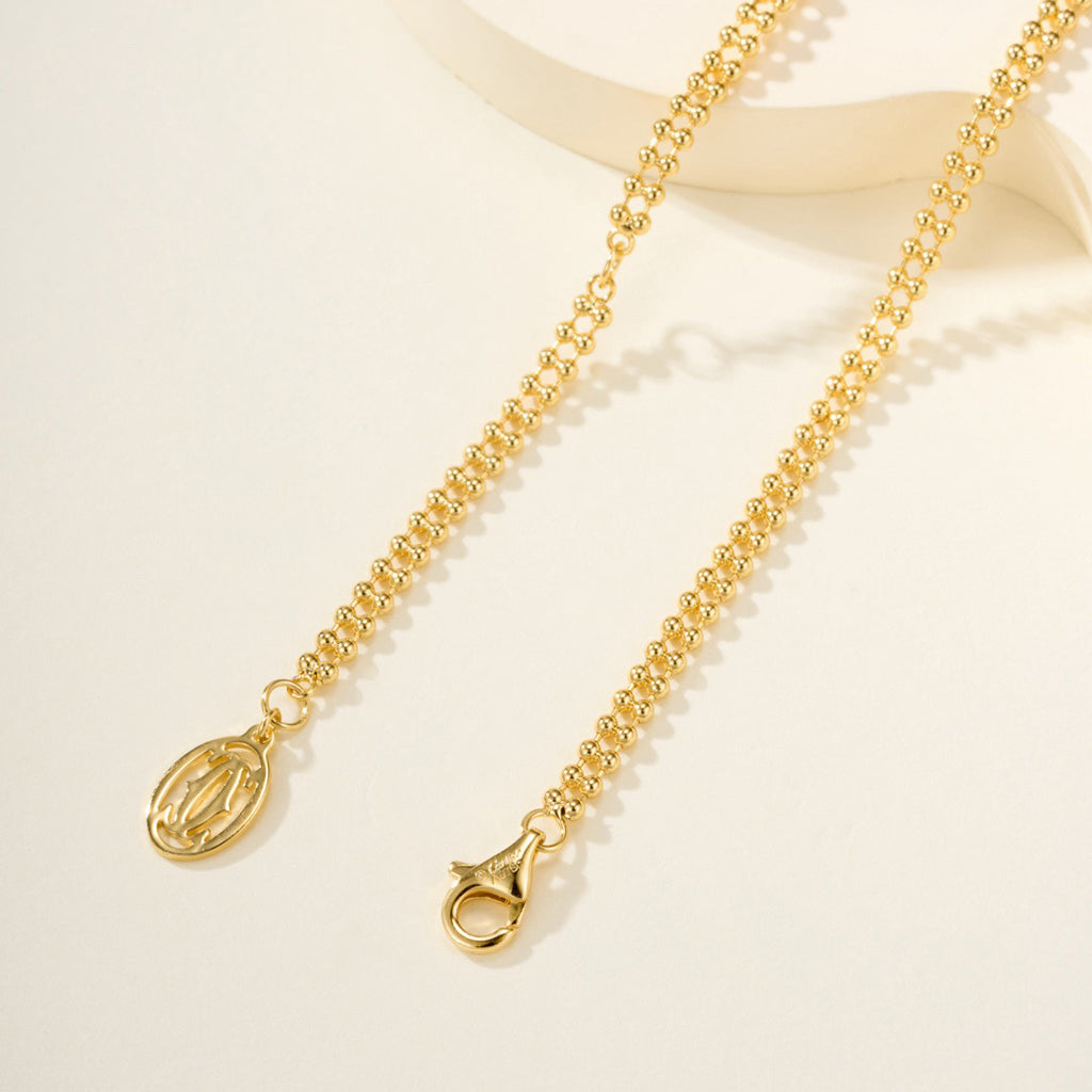 [Renovia Jewelry]TRINITY LARGE FULL DIAMOND  NECKLACE