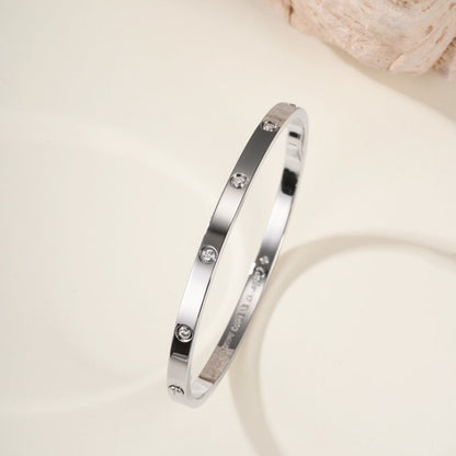 [Renovia Jewelry]LOVE BRACELET 3.65MM 10 DIAMONDS
