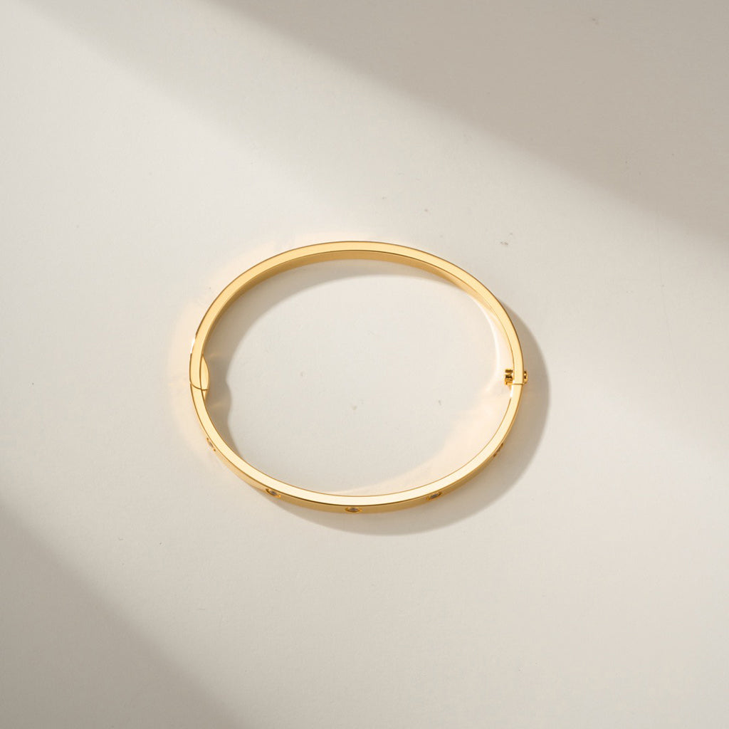 [Renovia Jewelry]LOVE BRACELET 3.65MM 10 DIAMONDS