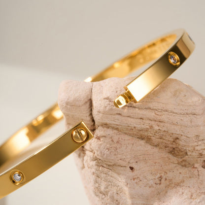 [Renovia Jewelry]LOVE BRACELET 3.65MM 10 DIAMONDS