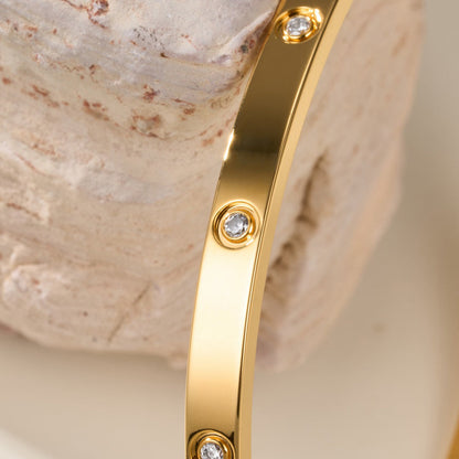 [Renovia Jewelry]LOVE BRACELET 3.65MM 10 DIAMONDS