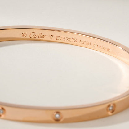 [Renovia Jewelry]LOVE BRACELET 3.65MM 10 DIAMONDS