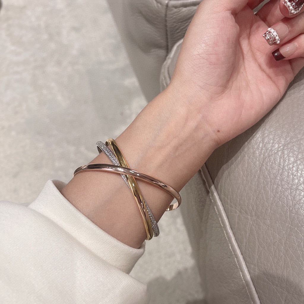 [Renovia Jewelry]TRINITY 2.8MM SMALL BRACELET