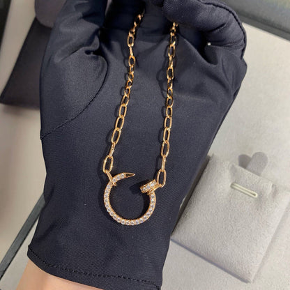 [Renovia Jewelry]JUSTE NECKLACE FULL DIAMONDS