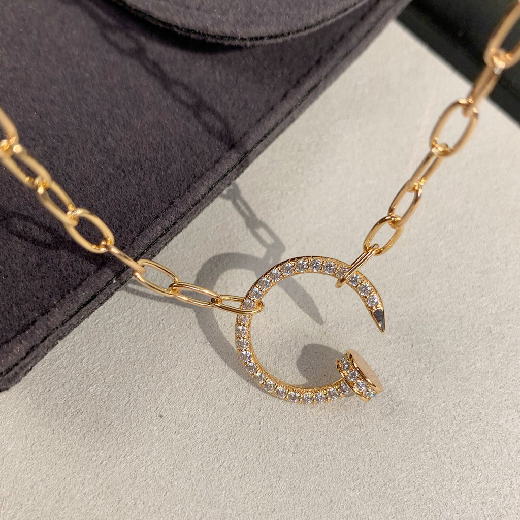 [Renovia Jewelry]JUSTE NECKLACE FULL DIAMONDS