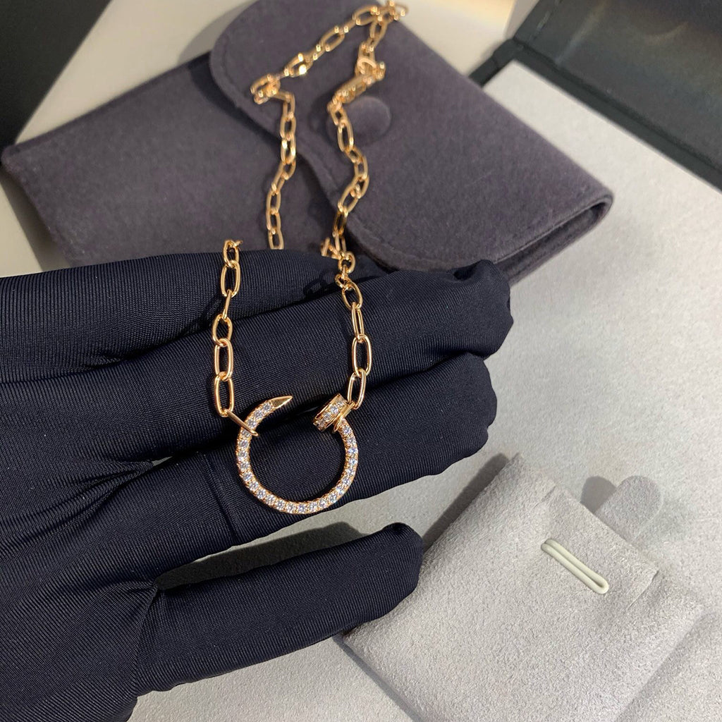 [Renovia Jewelry]JUSTE NECKLACE FULL DIAMONDS