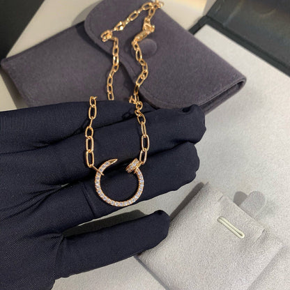 [Renovia Jewelry]JUSTE NECKLACE FULL DIAMONDS