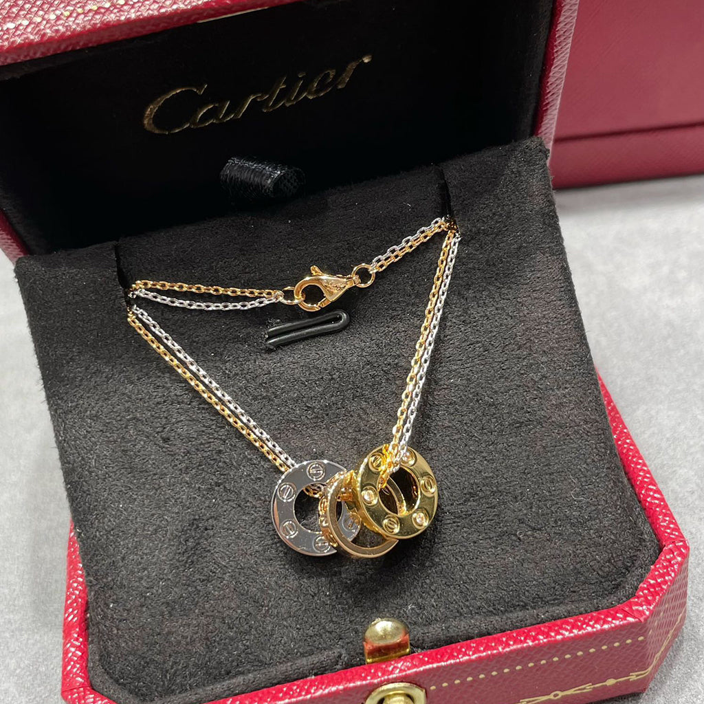 [Renovia Jewelry]LOVE 6 DIAMOND PENDANT NECKLACE