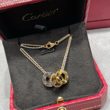 [Renovia Jewelry]LOVE 6 DIAMOND PENDANT NECKLACE