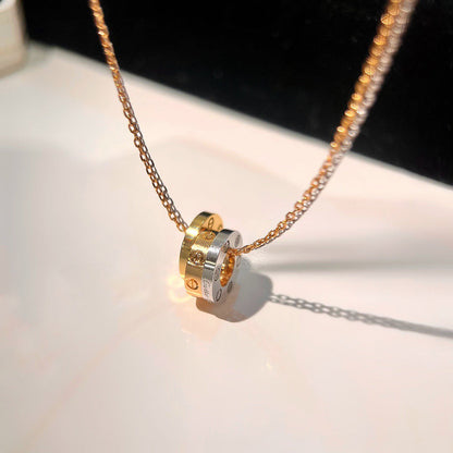 [Renovia Jewelry]LOVE 6 DIAMOND PENDANT NECKLACE
