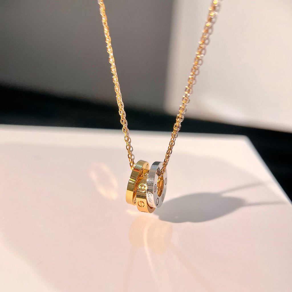 [Renovia Jewelry]LOVE 6 DIAMOND PENDANT NECKLACE