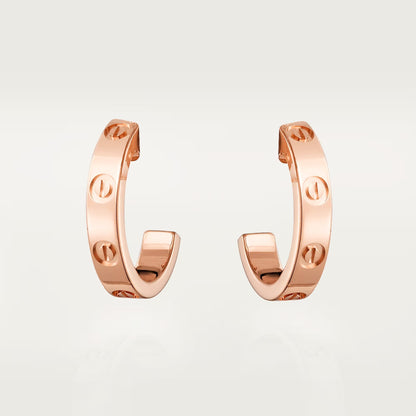 [Renovia Jewelry]LOVE EARRINGS 2.65 MM NO DIAMOND SMALL