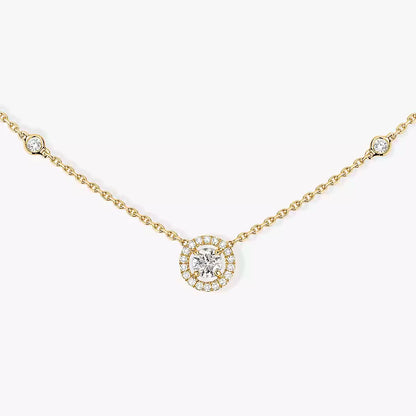 [Renovia Jewelry]Diamond Necklace 0,20ct Brilliant Shape Joy
