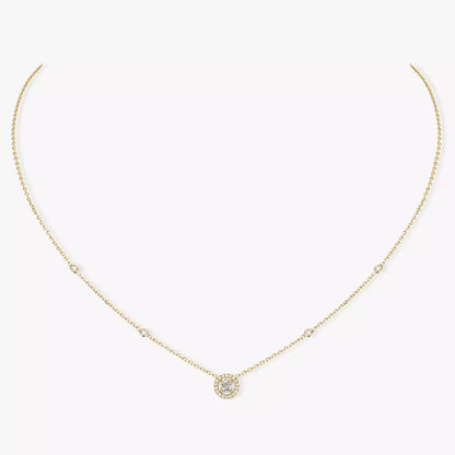 [Renovia Jewelry]Diamond Necklace 0,20ct Brilliant Shape Joy