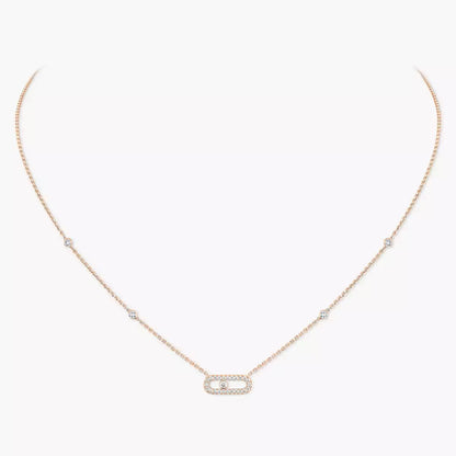 [Renovia Jewelry]Diamond Necklace Move Uno