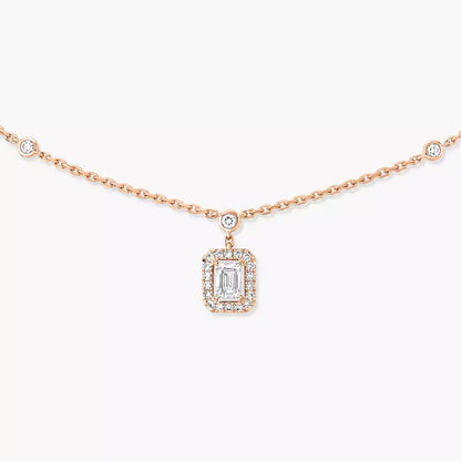 [Renovia Jewelry]My Twin Diamond Necklace in Silver