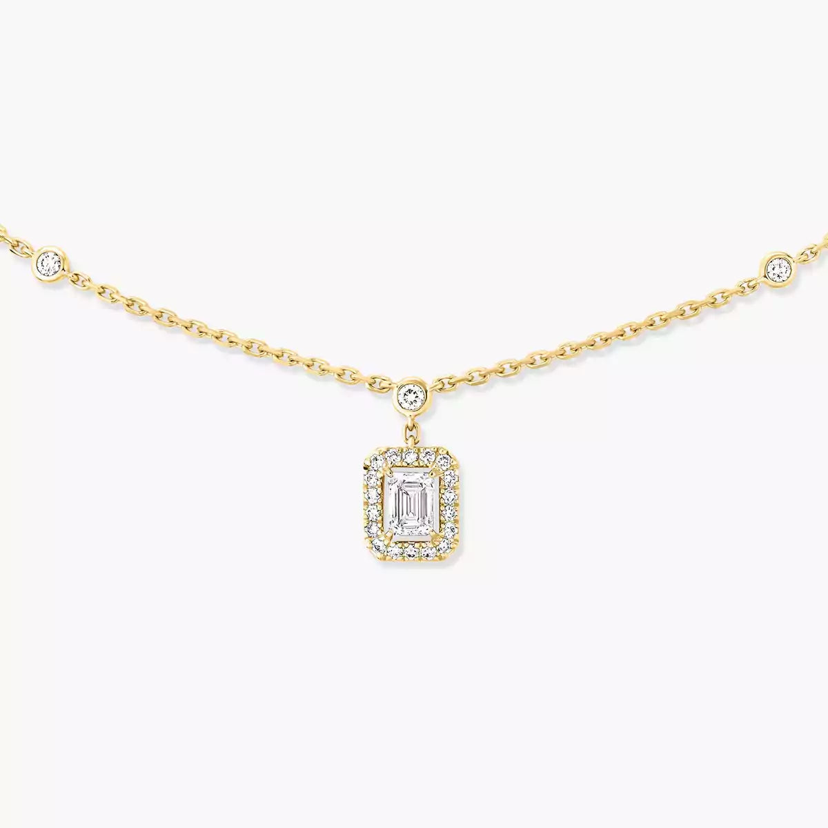 [Renovia Jewelry]My Twin Diamond Necklace in Silver