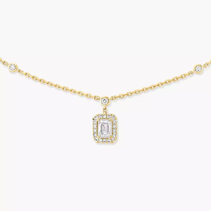 [Renovia Jewelry]My Twin Diamond Necklace in Silver