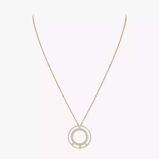 [Renovia Jewelry]Move Romane Long Pave_-Set Diamond Necklace