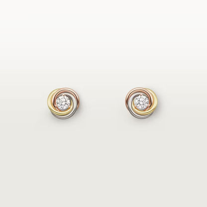 [Renovia Jewelry]TRINITY STUD DIAMOND EARRINGS