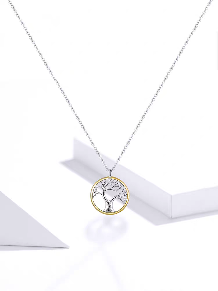 Life Tree Silver Necklace