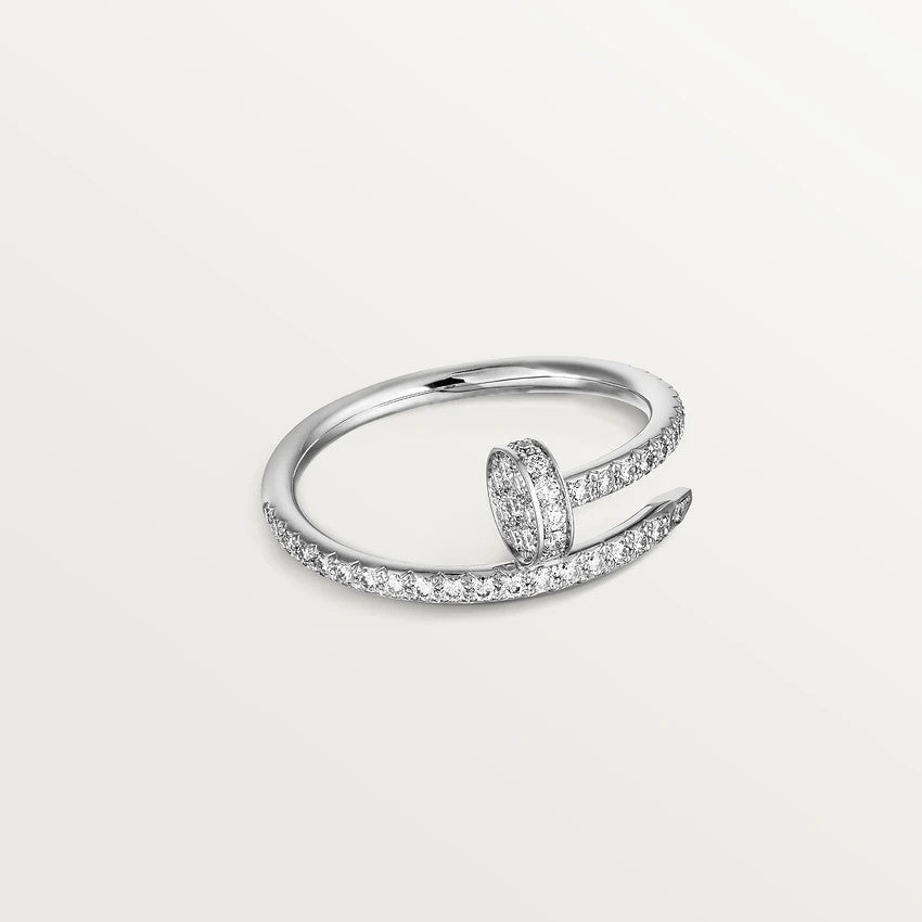 [Renovia Jewelry]JUSTE RING 1.8MM SILVER DIAMONDS