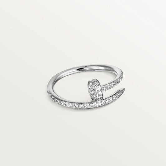 [Renovia Jewelry]JUSTE RING 1.8MM SILVER DIAMONDS